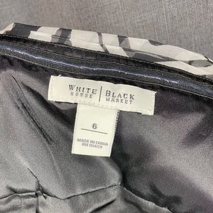 White House Black Market strapless maxi dress